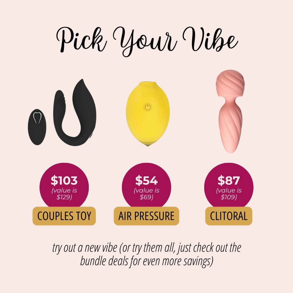 COUPLES PICK YOUR VIBE 1 - PRODUCT TESTER