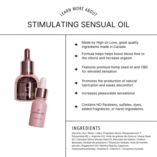 High On Love Stimulating Sensual Oil