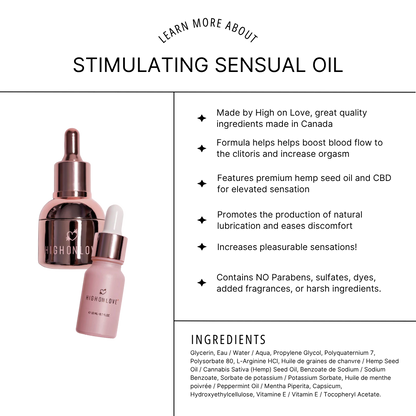High On Love Stimulating Sensual Oil