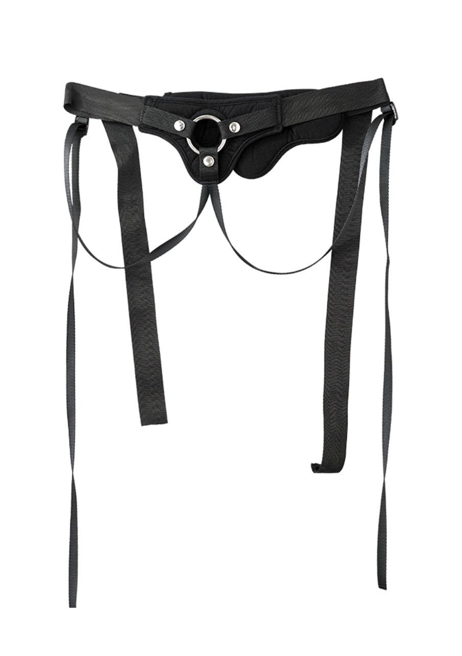 Vibrating Strap-On Harness